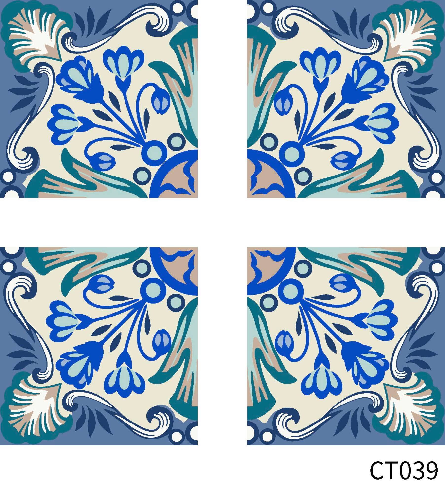Coastal Tile Paint-by-Number Gallery Mini Kit by Artist's Loft®